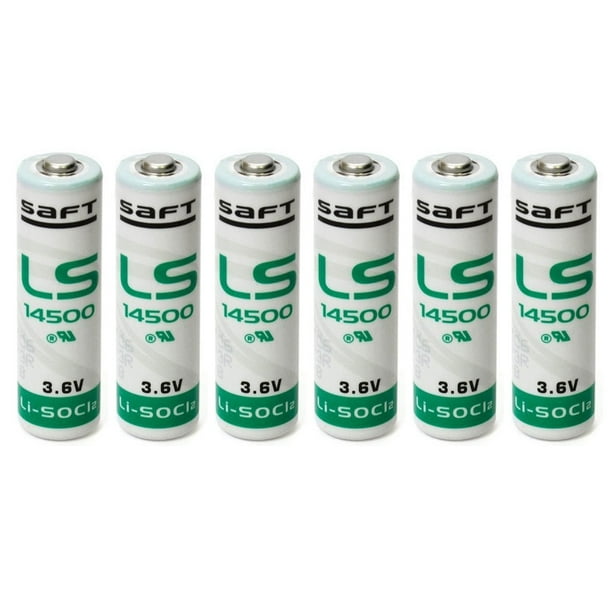 1 x Saft Batterie LS14500 AA Lithium-Thionylchlorid 3,6V 2600mAh 1 x Saft Batterie LS14500 AA Lithium-Thionylchlorid 3,6V 2600mAh